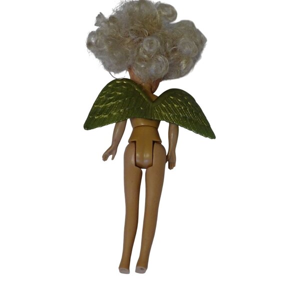 Vintage 1990 Kid Kore Katie Doll With Angel Wings Blonde Curly Hair Blue Eyes - Picture 10 of 12